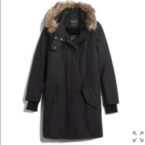 Madewell Alpine Field Parka with Faux Fur Hood